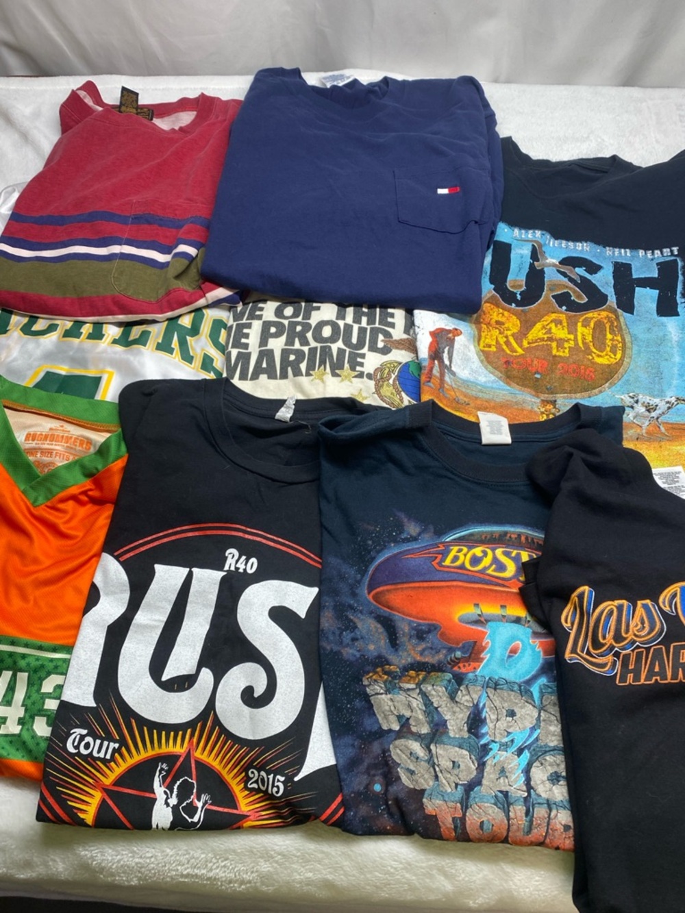 Vintage And Modern Men’s T Shirt And Jersey Lot